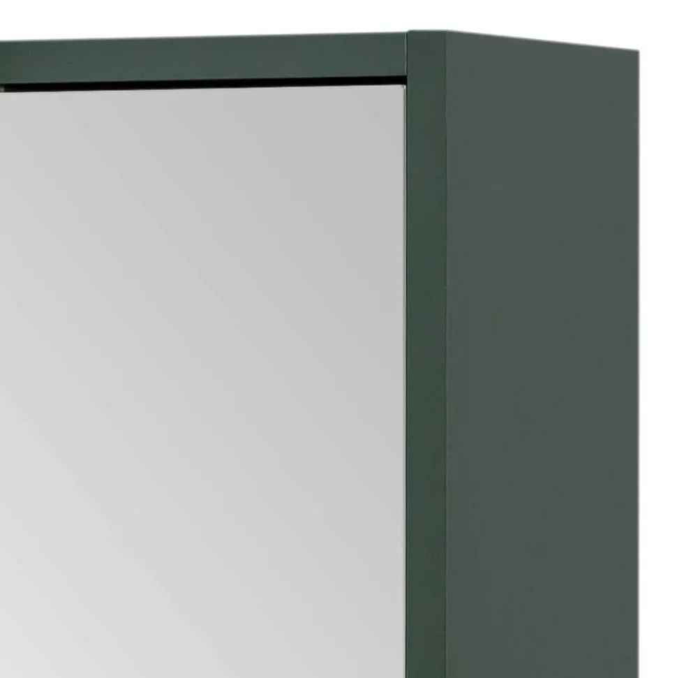 Bad Spiegelschrank in Dunkelgrün - Aqua