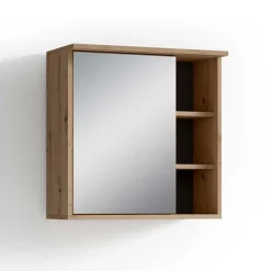 Bad Spiegeltür-Hängeschrank mit 3 Fächern - Eleore