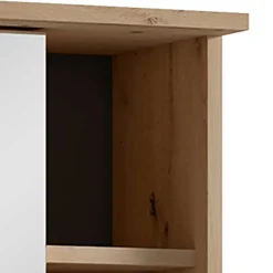 Bad Spiegeltür-Hängeschrank mit 3 Fächern - Eleore