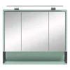 Bad 3-türiger Spiegelschrank in Mint Grün - Esdrus