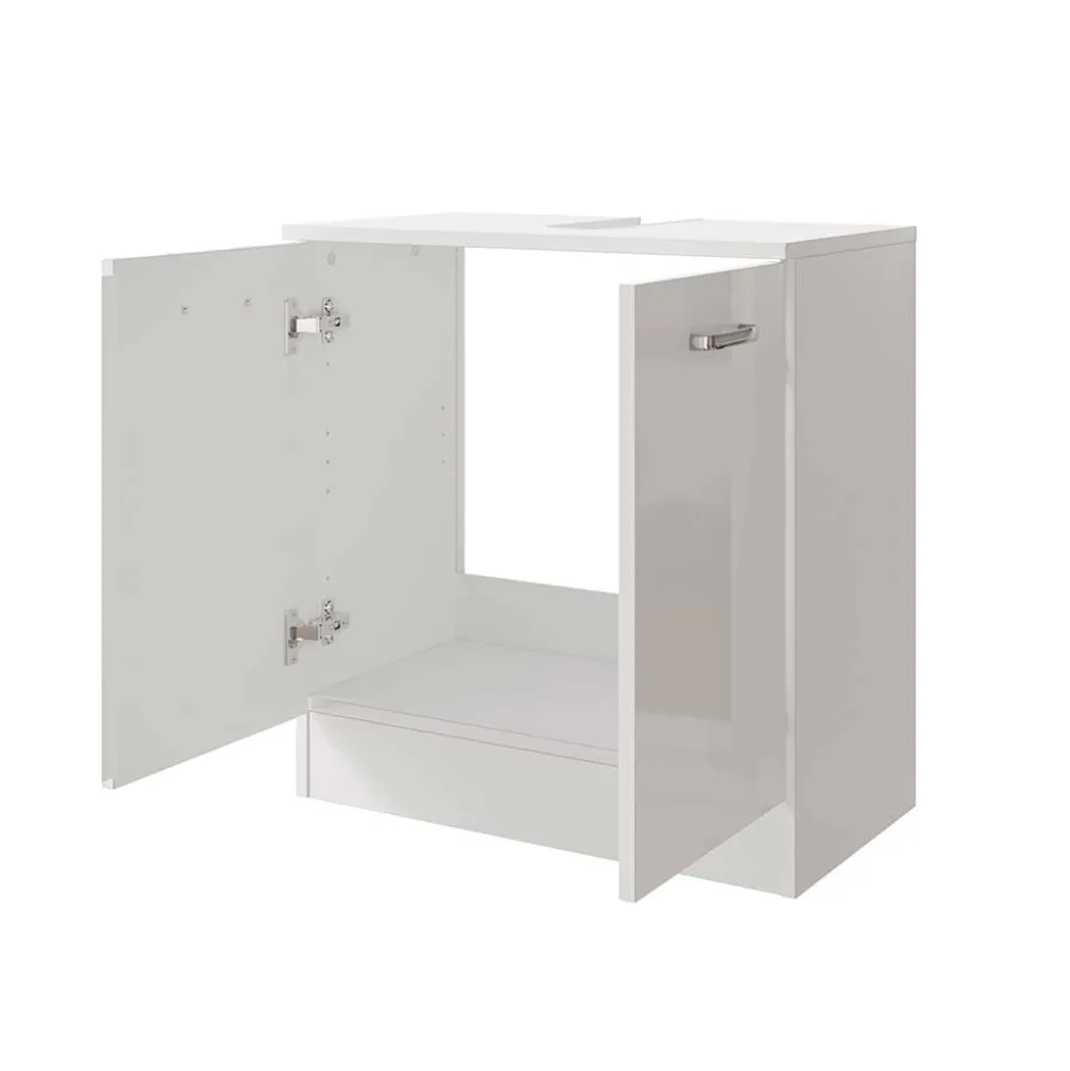 Bad Unterbeckenschrank in Weiß - Pretty
