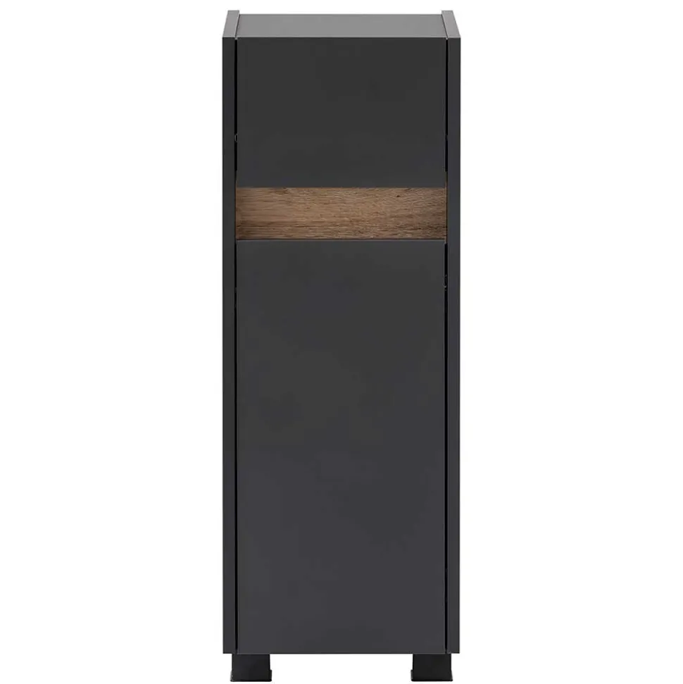 Bad Unterschrank in Anthrazit & Wildeiche - Marcius