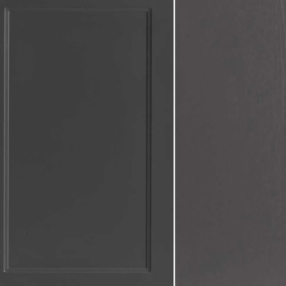 Bad Unterschrank in Dunkelgrau und Wildeiche - Novelya