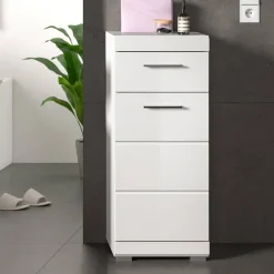 Bad Unterschrank in Weiß - Henriette