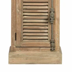 Bad Vitrinenschrank mit Glastür Harrosands & Lamellentür