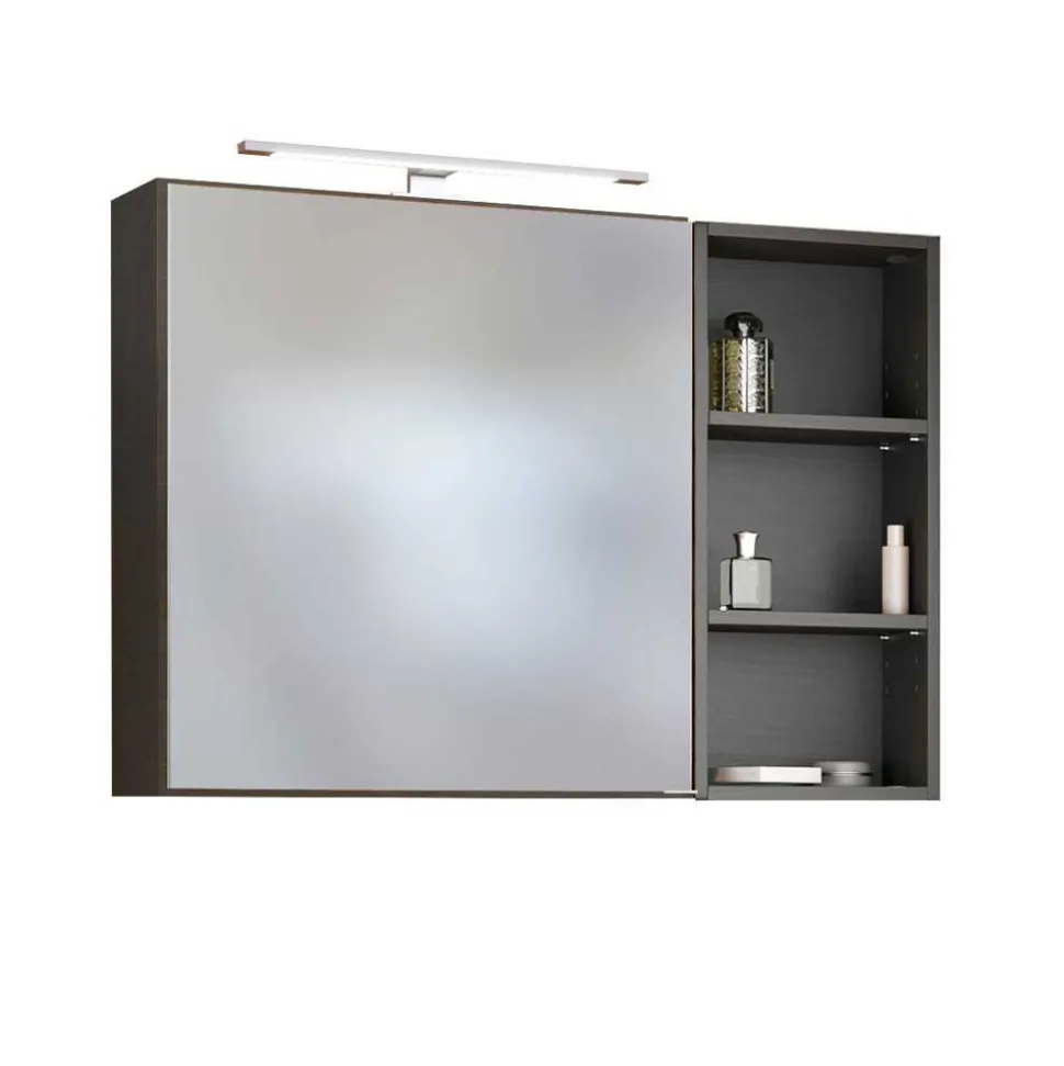 Bad Wandregal & Spiegelschrank - Estregos (dreiteilig)