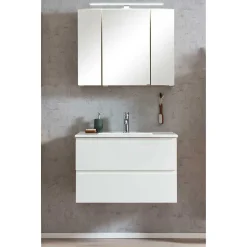 Bad Waschbeckenschrank & Spiegelschrank - Eight (zweiteilig)