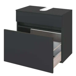 Bad Waschbecken-Schrank in Grau - Cathyl