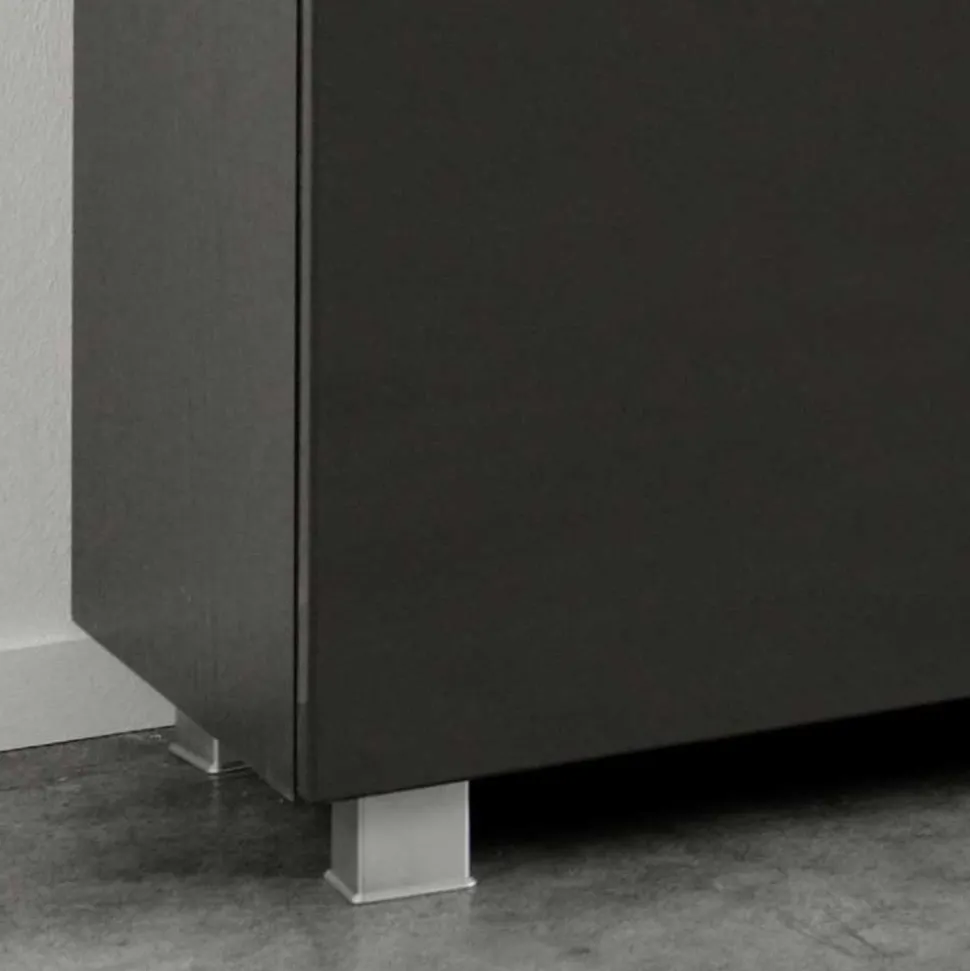 Bad Waschbecken-Schrank in Grau - Cathyl