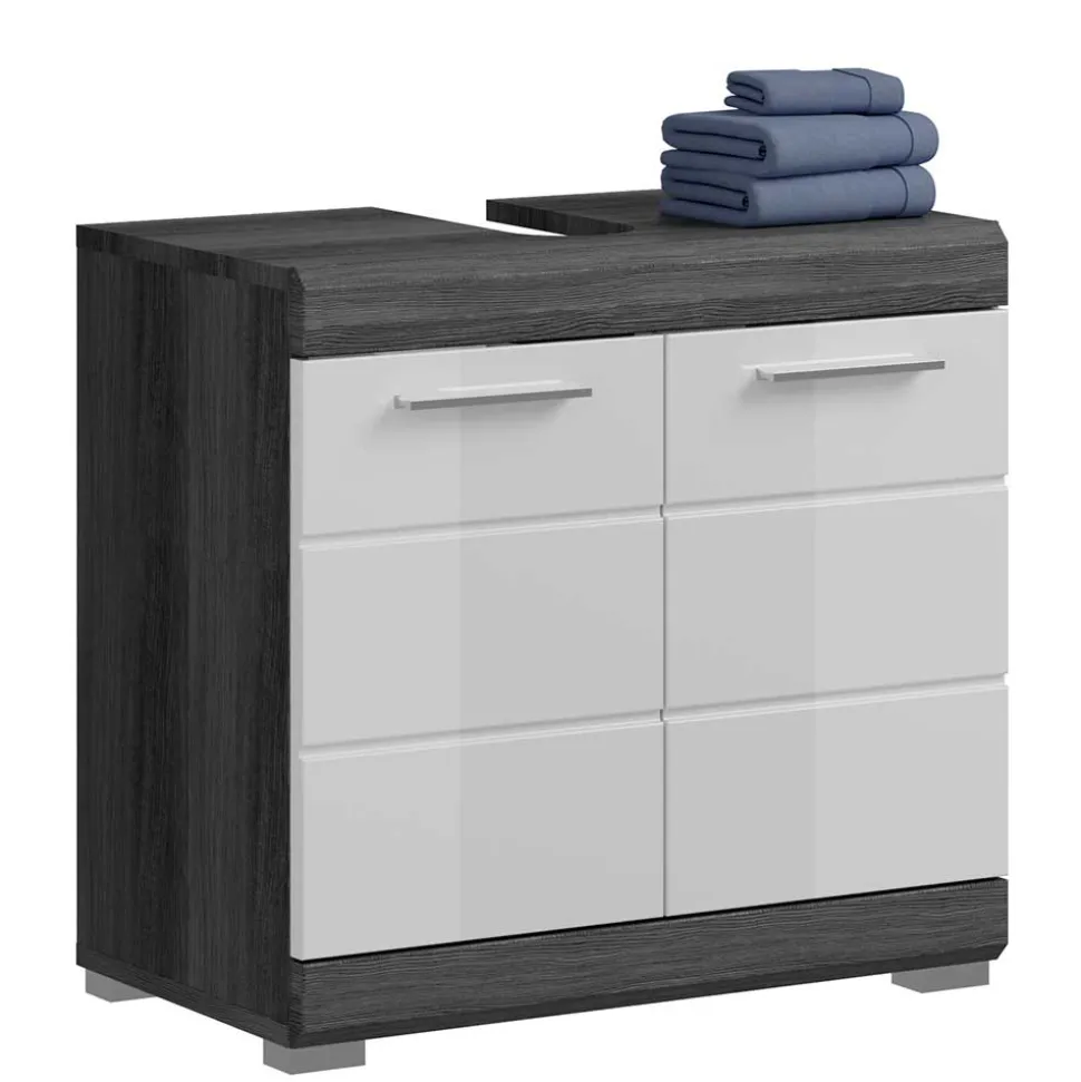 Bad Waschplatz & Highboard & Hochschrank - Nancys (vierteilig)