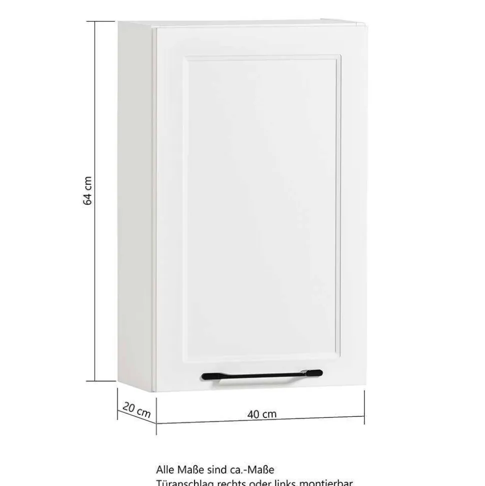 Bad Waschplatz Einrichtung in Weiß - Gyatso (dreiteilig)