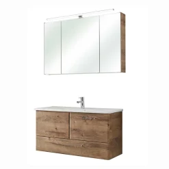 Bad Waschplatz in Eiche Dunkel - Miss X (zweiteilig)