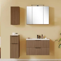 Bad Waschplatz und Stauraum Set - Ucaida (vierteilig)