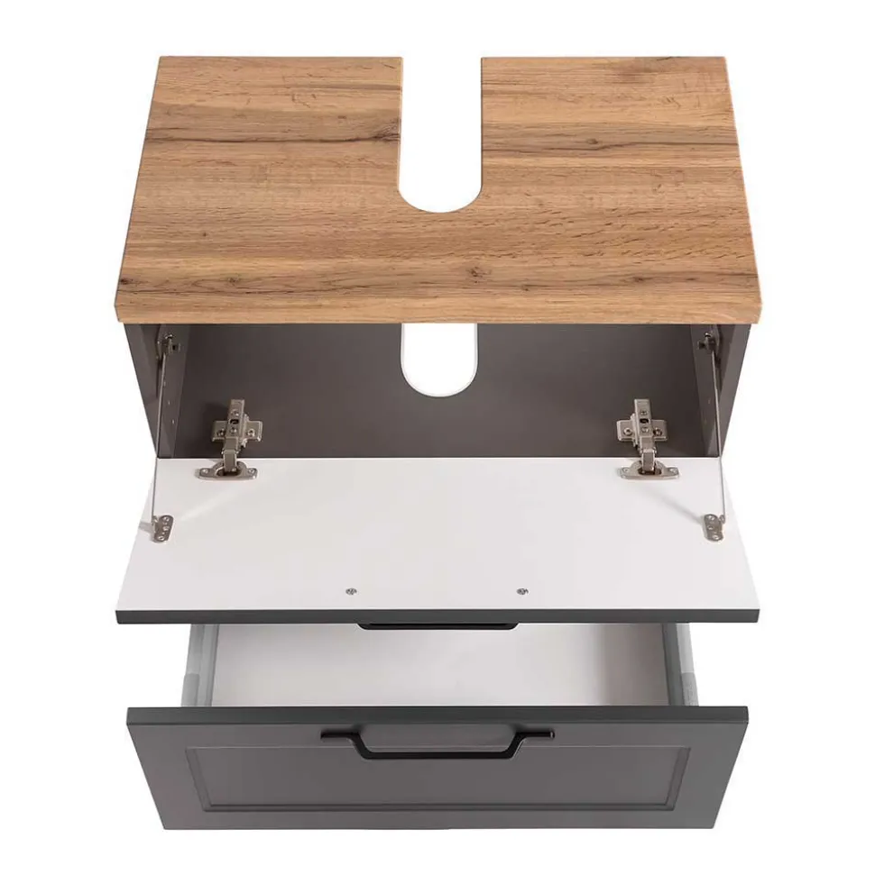 Bad Waschplatzmöbel und Oberschrank - Novelya (dreiteilig)