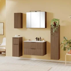 Bad Waschtisch mit Becken 80 cm breit - Ucaida