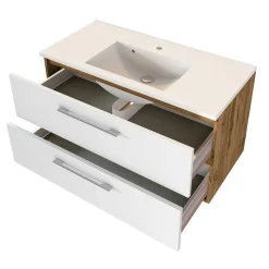 Bad Waschtisch mit Mineralgussbecken - Yazemina