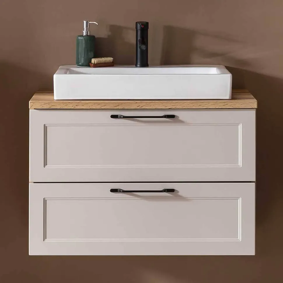 Bad Waschtischkonsole mit Becken - Trioto