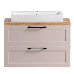 Bad Waschtischkonsole mit Becken - Trioto