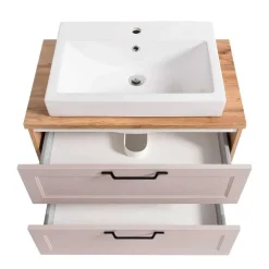 Bad Waschtischkonsole mit Becken - Trioto