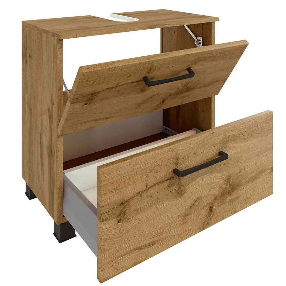 Badausstattung in Wildeiche Optik - Arazony (dreiteilig)