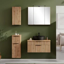 Badausstattung Möbel-Kombi modern - Crystoga (vierteilig)