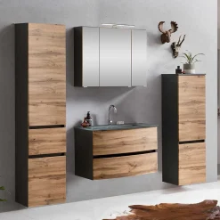Badausstattung Möbelset zweifarbig - Vandija (vierteilig)