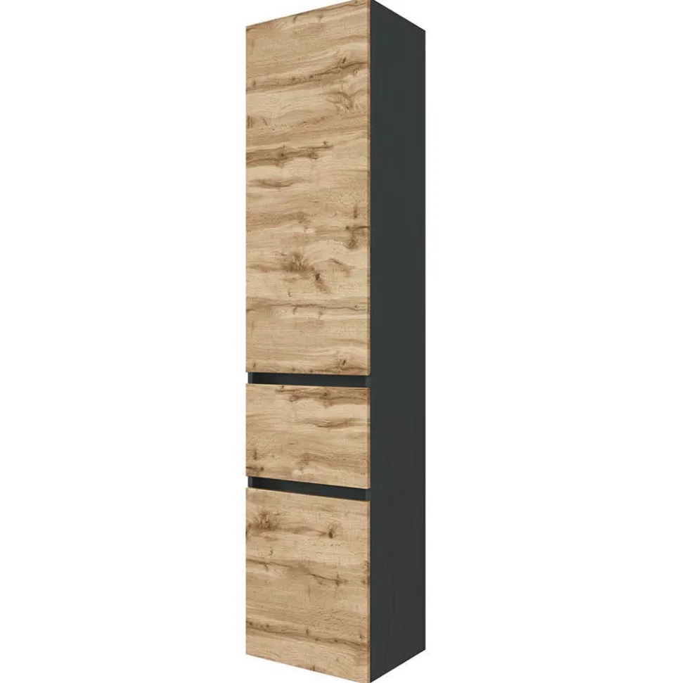 Badausstattung Möbelset zweifarbig - Vandija (vierteilig)