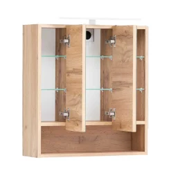 Badausstattung mit Baumkante Dekor - Tofias (vierteilig)