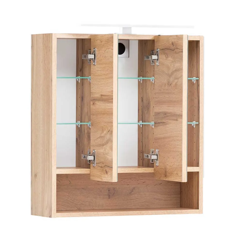 Badausstattung mit Baumkante Dekor - Tofias (vierteilig)