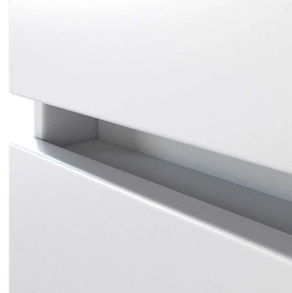 Badblock Badmöbel in Weiß - Mesciria (vierteilig)