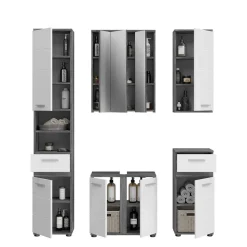 Badblock Möbel Kombination Set - Chapan (fünfteilig)