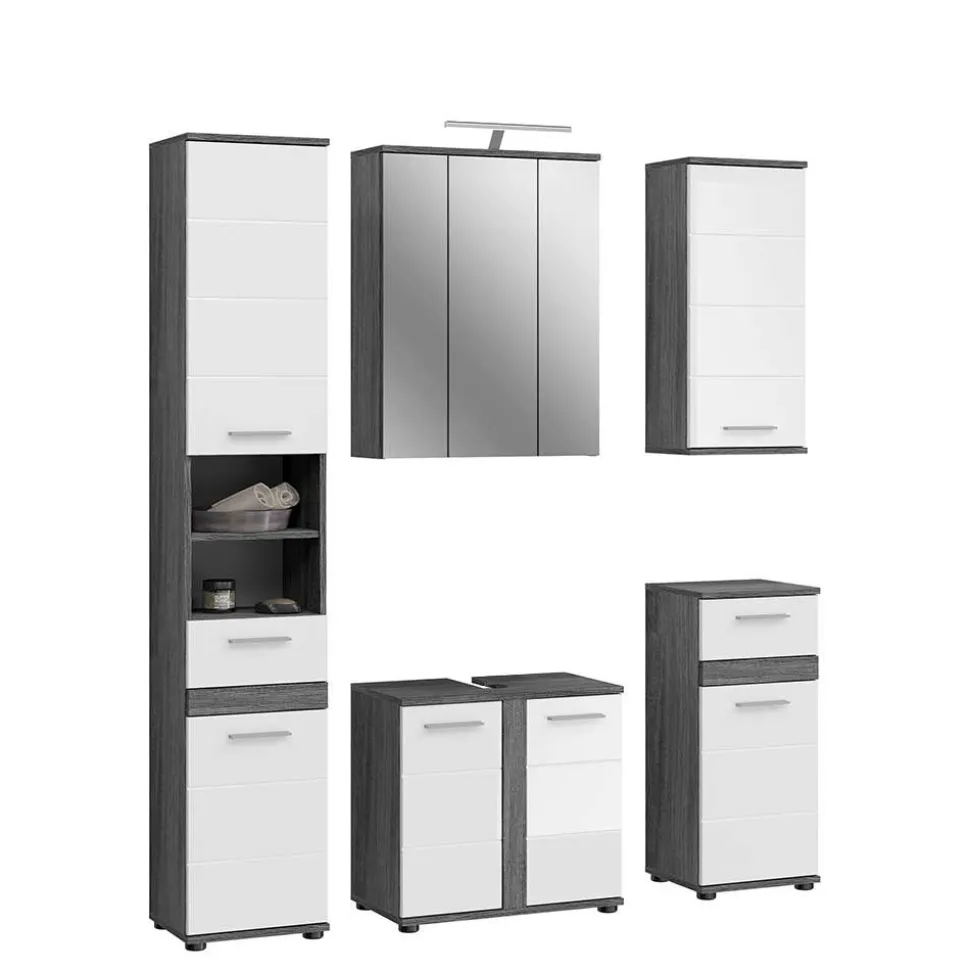 Badblock Möbel Kombination Set - Chapan (fünfteilig)