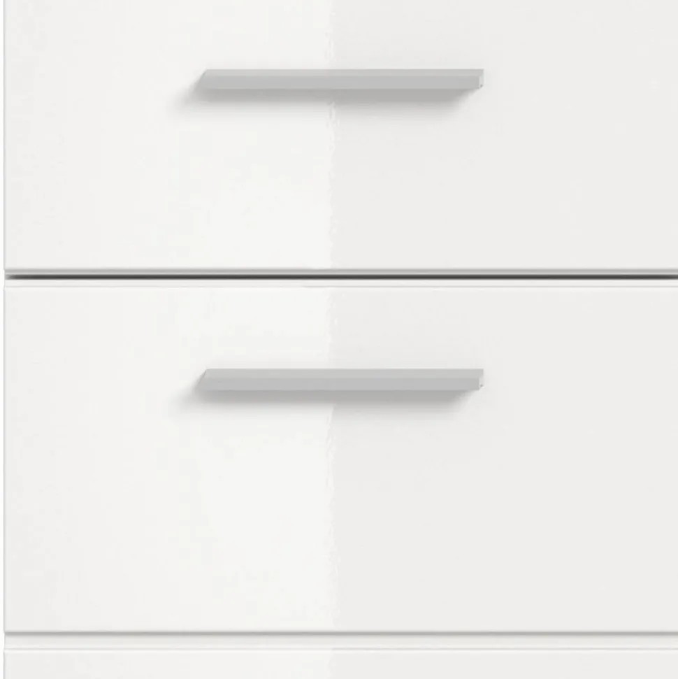 Badblock Möbelset in Weiß - Henriette (fünfteilig)