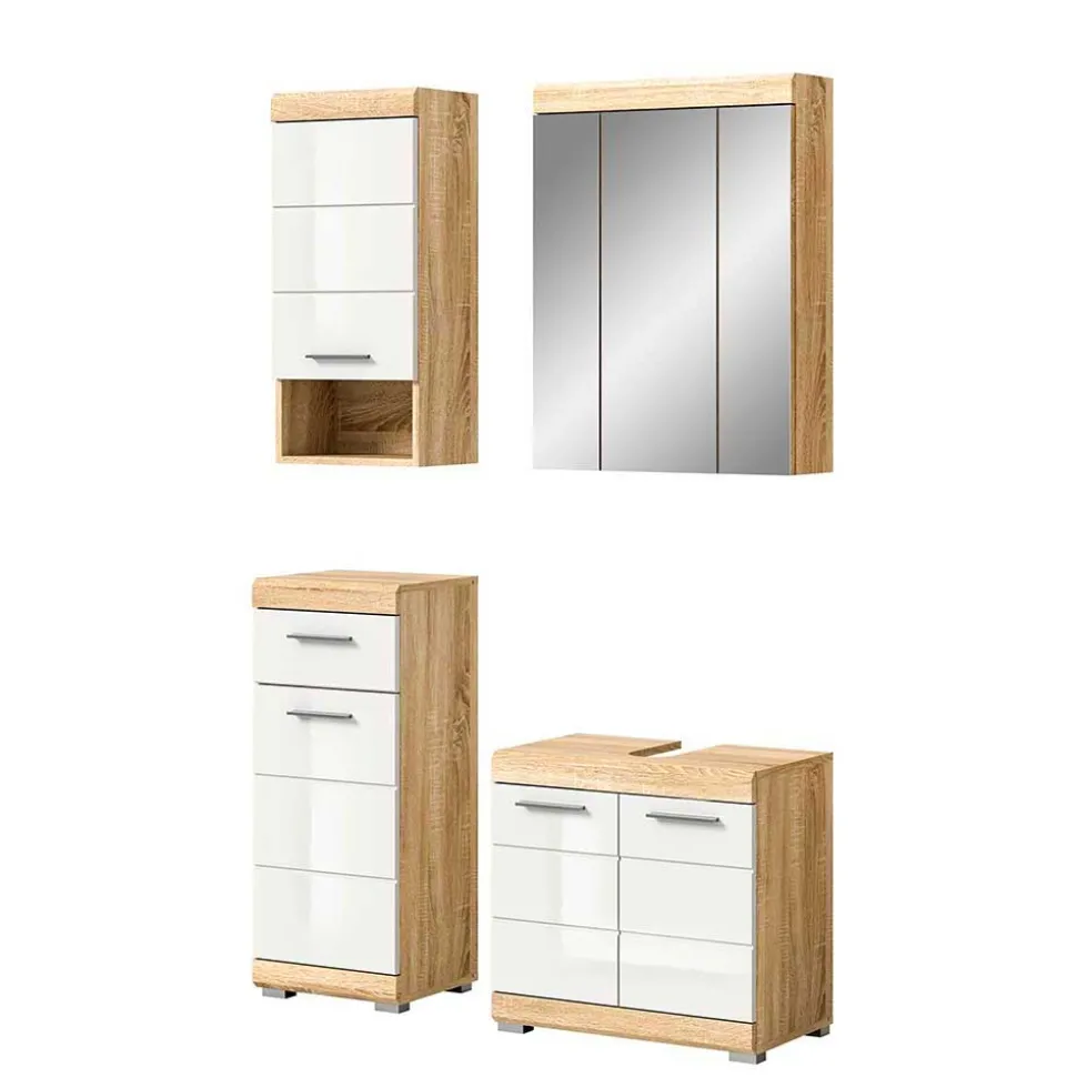 Badblock Möbelset modern - Calbanyara (dreiteilig)