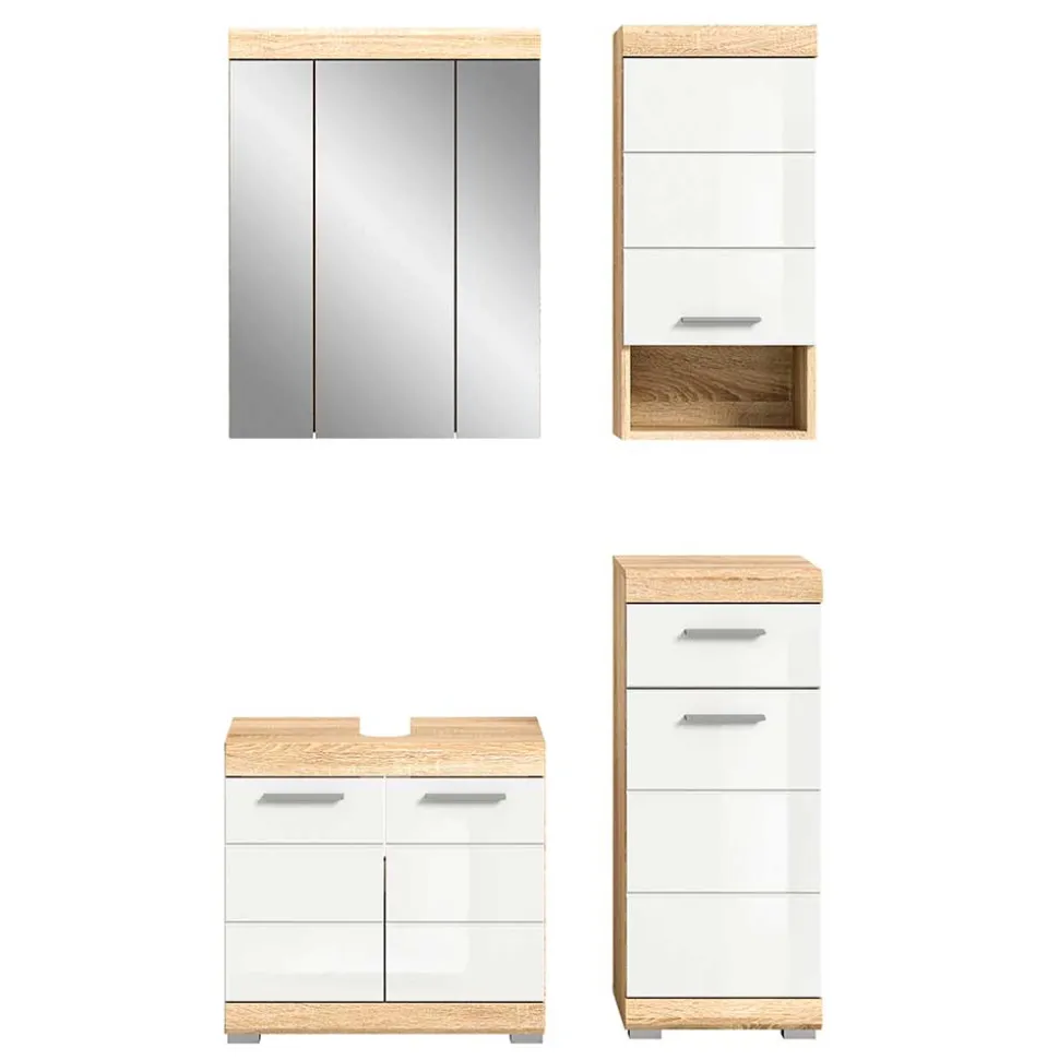 Badblock Möbelset modern - Calbanyara (dreiteilig)