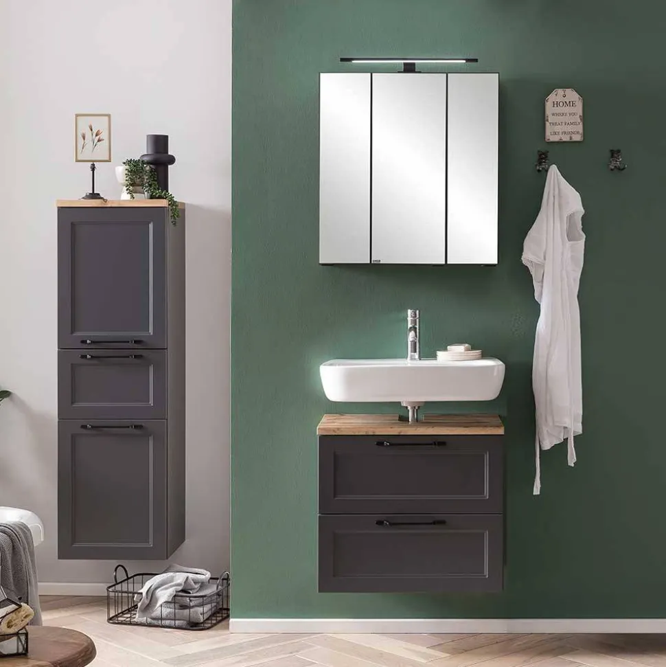 Badeinrichtung - modernes Landhaus - Novelya (dreiteilig)