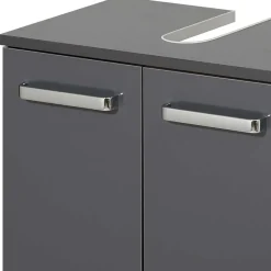 Badeinrichtung Möbel in Anthrazit - Colistran (vierteilig)