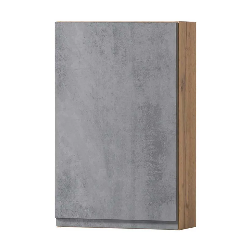 Badeinrichtung Set in Beton Optik - Mia (vierteilig)