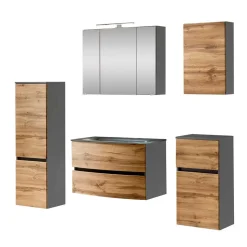 Badeszimmer Möbelserie als Set - Vandija (fünfteilig)