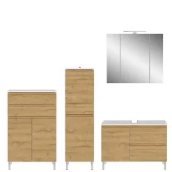 Badezimmer Ausstattung Möbel - Aspariavo (vierteilig)