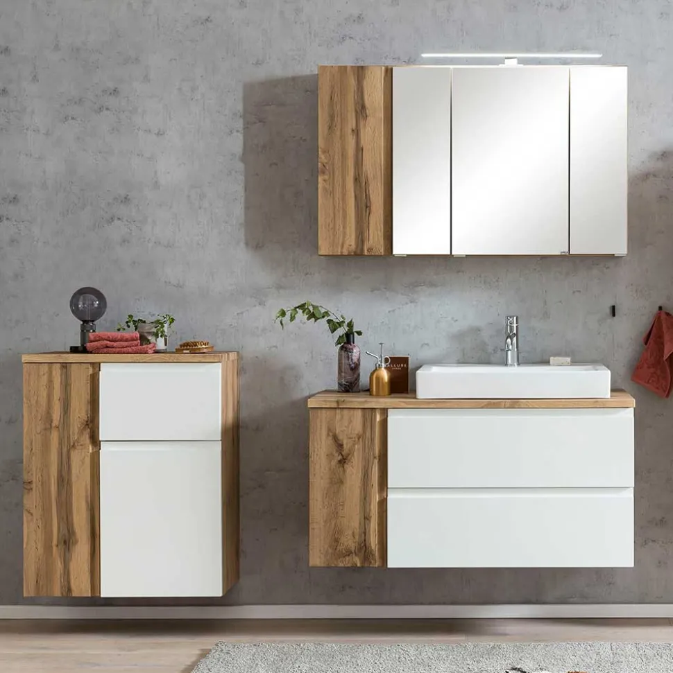 Badezimmer Ausstattung Schränke - Eight (dreiteilig)