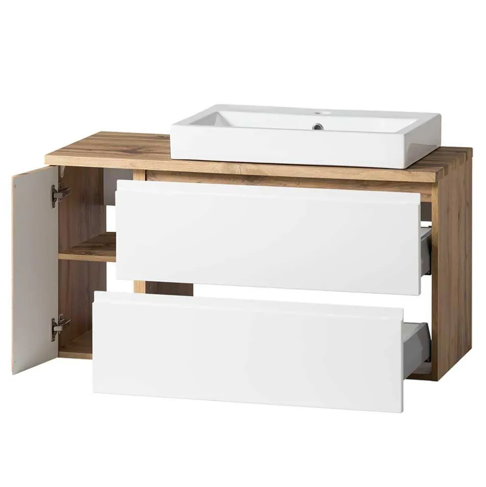 Badezimmer Ausstattung Schränke - Eight (dreiteilig)