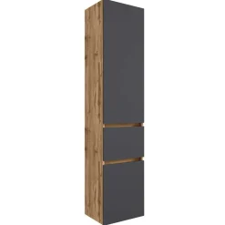 Badezimmer Doppel-Waschtisch & Schränke - Athrin (fünfteilig)