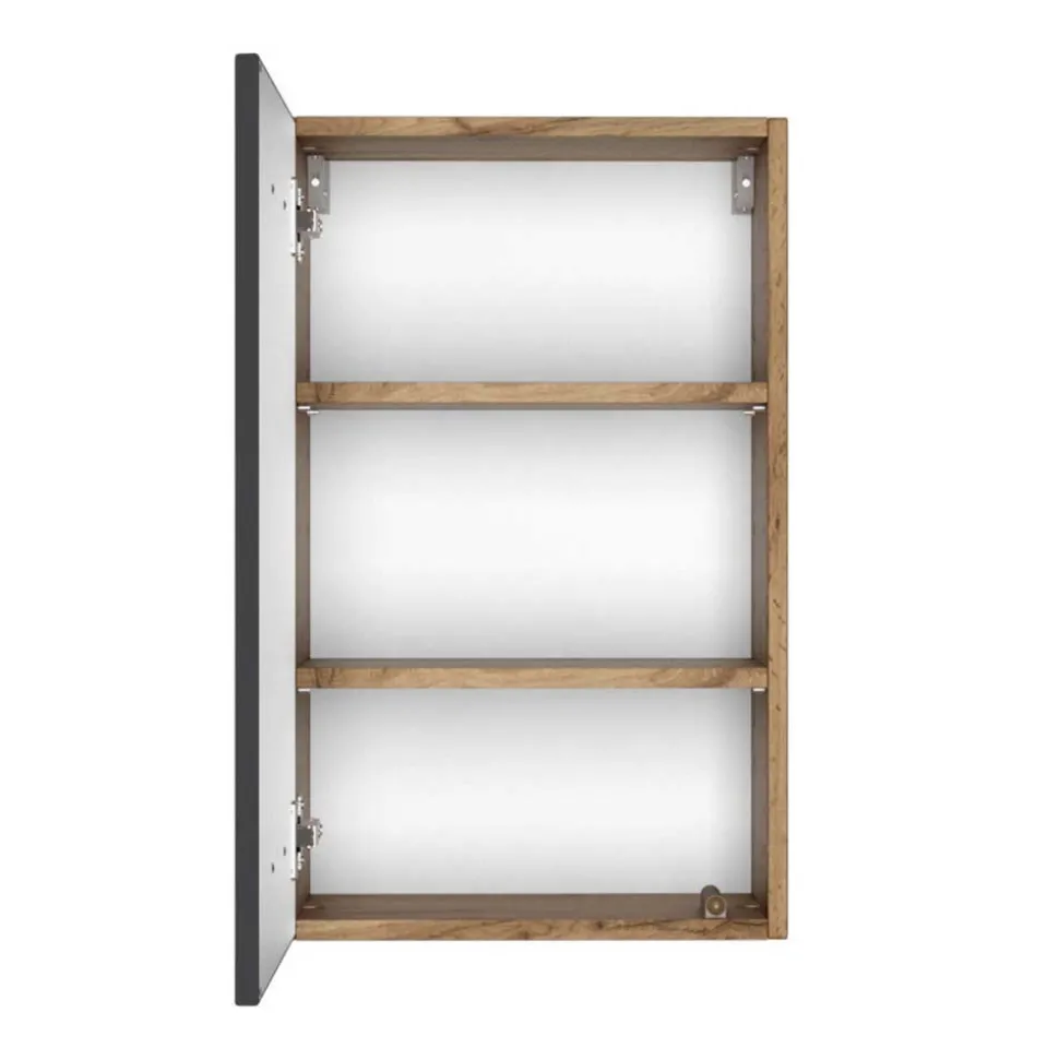 Badezimmer Doppel-Waschtisch & Schränke - Athrin (fünfteilig)