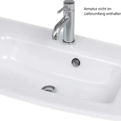 Badezimmer Einrichtungsset 160 cm breit - Larutta (vierteilig)