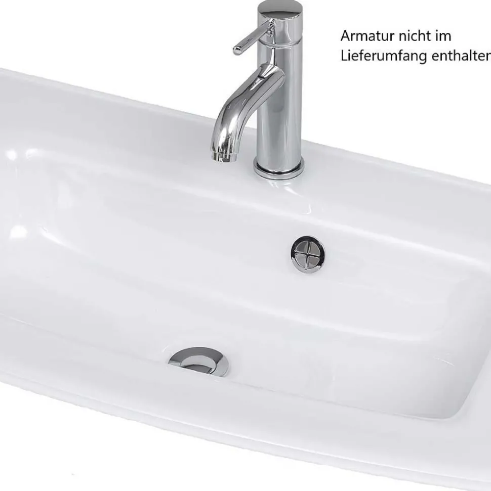 Badezimmer Einrichtungsset 160 cm breit - Larutta (vierteilig)