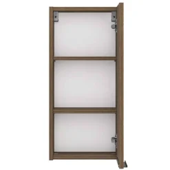 Badezimmer Hängeschrank in Eiche Dunkel - Ucaida