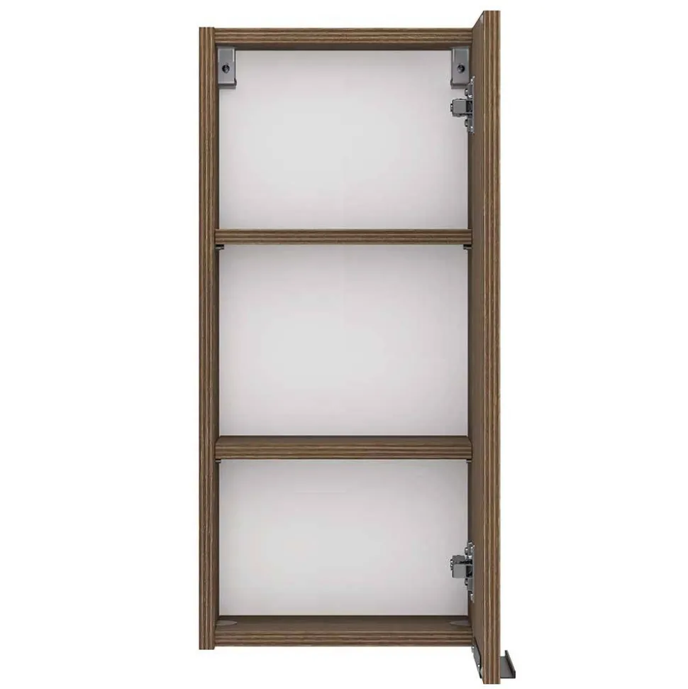 Badezimmer Hängeschrank in Eiche Dunkel - Ucaida