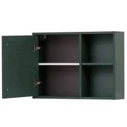 Badezimmer Hängeschrank in Dunkelgrün & Gold - Aqua