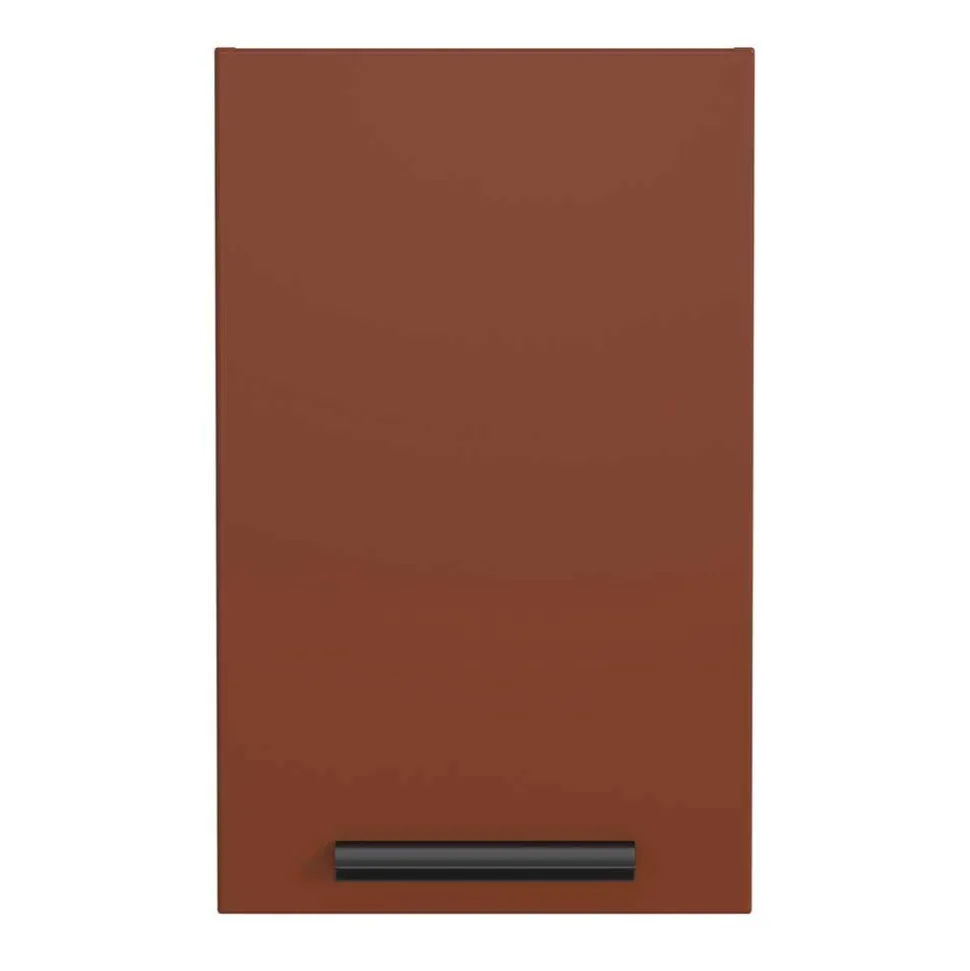 Badezimmer Hängeschrank in Dunkelrot - Exeler